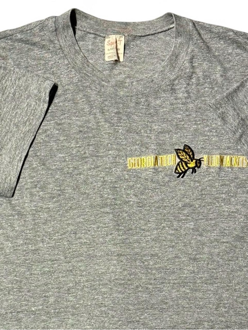 80s VINTAGE GEORGIA TECH YELLOW JACKET TEE M